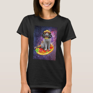 Katten in de ruimte Astrale kosmische astronaut Ga T-shirt