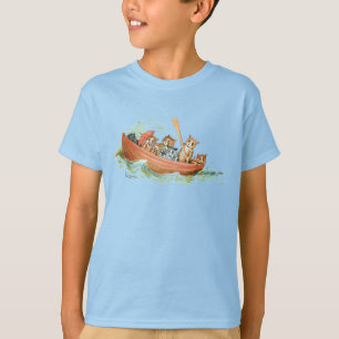 Katten in de T-Shirt-Rooiboot T-shirt