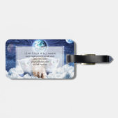 Katten in de wolk bagagelabel (Achterkant horizontaal)