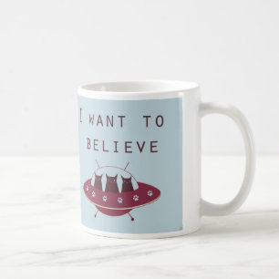 Katten in een ufo koffiemok