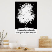 KATTEN IN HOOFD - ZWARTE EN WITTE POSTER (Keuken)