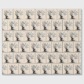 Katten in katjes cadeaupapier (Vlak)