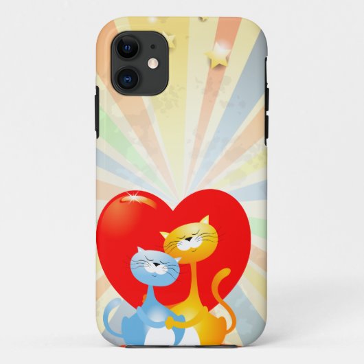 Katten in liefde Case-Mate iPhone case (Achterkant)