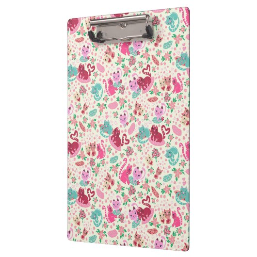 Katten in liefde, tweeslachtig klaploper klembord (Links)