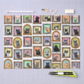 Katten in Lijsten Weefselpapier Tissuepapier (Craft)