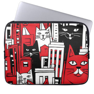 Katten in New York Laptop Sleeve