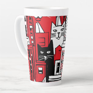 Katten in New York Latte Mok