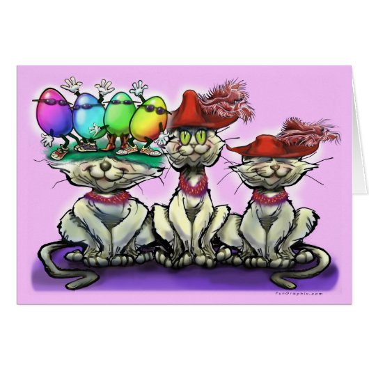 Katten in paasPetten (Voorkant Horizontaal)