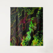 Katten in vluchtneon wandkleed (Voorkant)