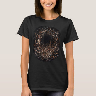 Katten in Zwart Gat Funny Kat Liefhebber Kat Moede T-shirt