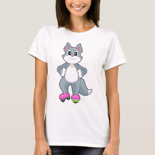 Katten Inline skating Inline schaatsen Sport T-shirt