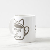 Katten & Java Bruin Koffiemok (Voorkant links)