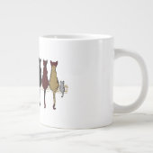 Katten, katten, katten en keukens jumbo beker (Rechts)