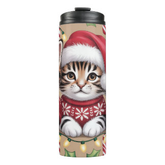 Katten Kerst Behandeling Lineup Thermosbeker