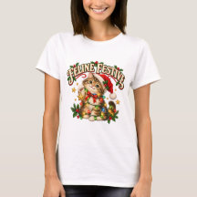 Katten Kerst Grappige Kerstmis Kitten T-Shirt