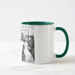 Katten kerstcatastrofe door Louis Wain Mok