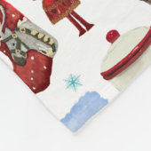 Katten Kerstdeken Fleece Deken (Hoek)