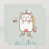 Katten Kerstkaart (Voorkant / Achterkant)