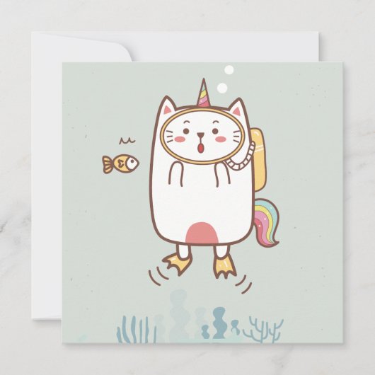 Katten Kerstkaart (Voorkant)