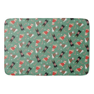Katten Kerstmis Badmat