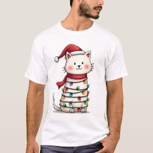 Katten Kerstmis Boom Kerstmis (6) T-shirt