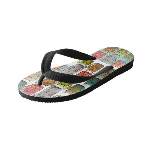 Katten! Kinder Teenslippers (Schuin)