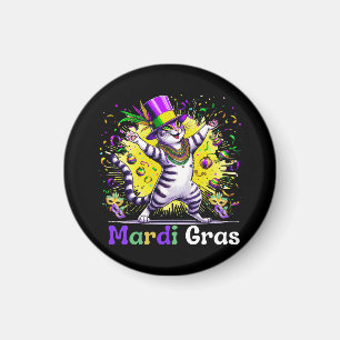 Katten Kitten Kitty Mardi Gras Festival Feest Magneet