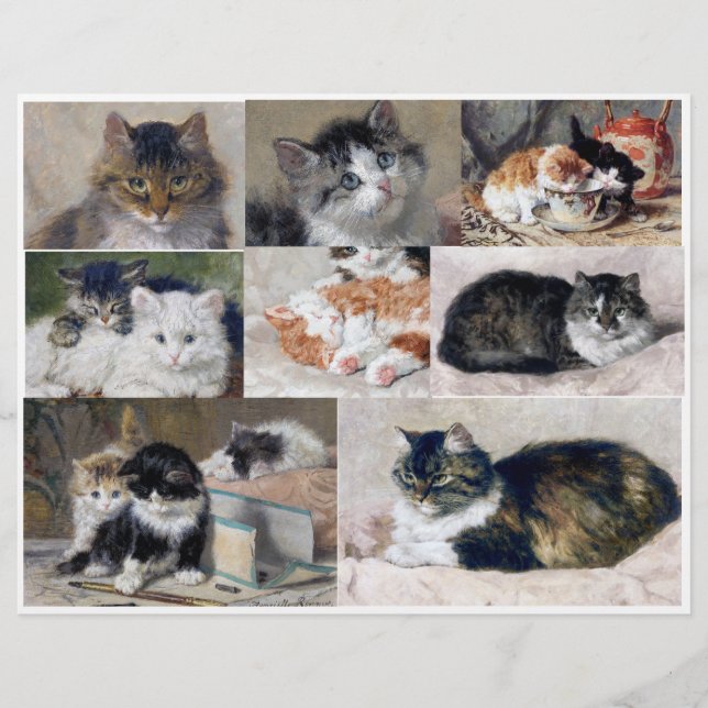 Katten & Kittens kunst van Henriette Ronner (Voorkant)
