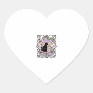 Katten Koffie Herhaal Kat Thee Bladeren Koffie Voo Hart Sticker
