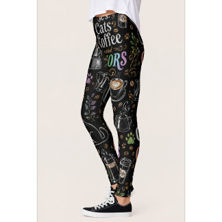Katten & Koffie Koffieliefhebber Leggings