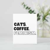 Katten Koffiefeminisme (Staand voorkant)