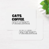 Katten Koffiefeminisme Visitekaartje (Bureau)