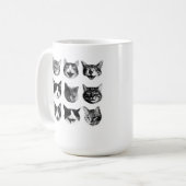 Katten Koffiemok (Voorkant links)