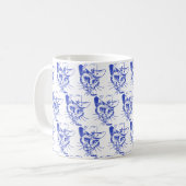 Katten koffiemok (Voorkant links)