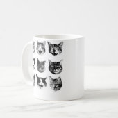 Katten Koffiemok (Voorkant links)