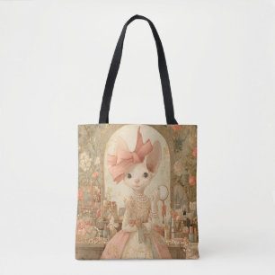 Katten – Kunstportret van Victoriaanse Kat - MIss Draagtas