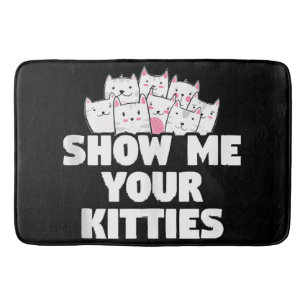 Katten laat me je poesjes zien badmat