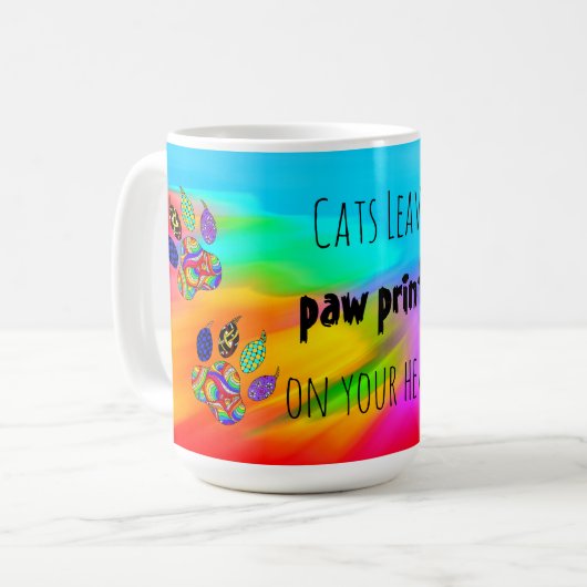 Katten laten verfdrukken op je hartverwarmde Mok s (Voorkant links)
