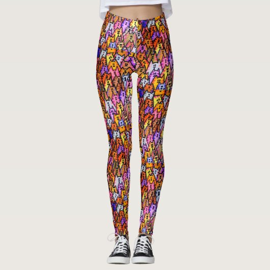 Katten Leggings (Voorkant)