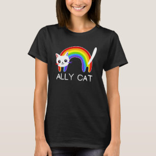Katten Lgbt Regenboogvlag Gay Pride Maand T-shirt