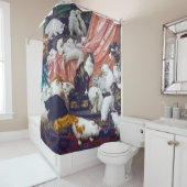 Katten (Lovers van mijn vrouw), Carl Kahler Douchegordijn (In situ)