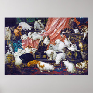 Katten (Lovers van mijn vrouw), Carl Kahler Poster