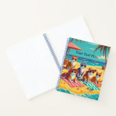 Katten luieren op het strand Journal Notitieboek (Binnen)