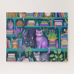 Katten Magische Boekenplank Legpuzzel