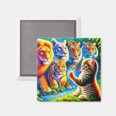 Katten Magneet (Voorkant / Achterkant)