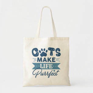 Katten maken het leven vruchtbaar tote bag
