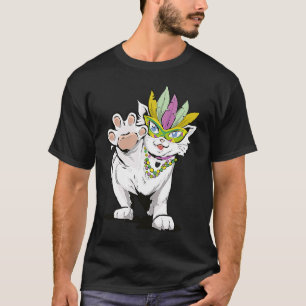 Katten Mardi Gras Feest Parade Streken Carnaval T-shirt