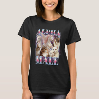 Katten Meme Eenhoorn Kattenliefhebber Humor Grappi T-shirt