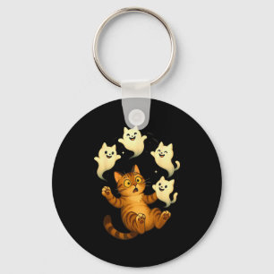 Katten Meme Grappige Soky Halloween Kitten Sleutelhanger