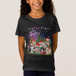 Katten Merry Kerstlight T-shirt